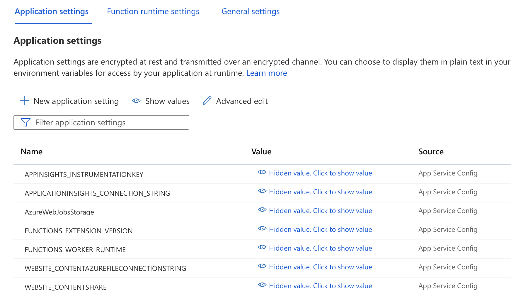 Override an application settings within host.json of Azure Functions on your local computer