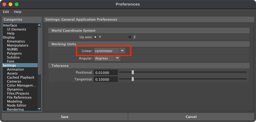 Export FBX from Maya to Unity – Scale