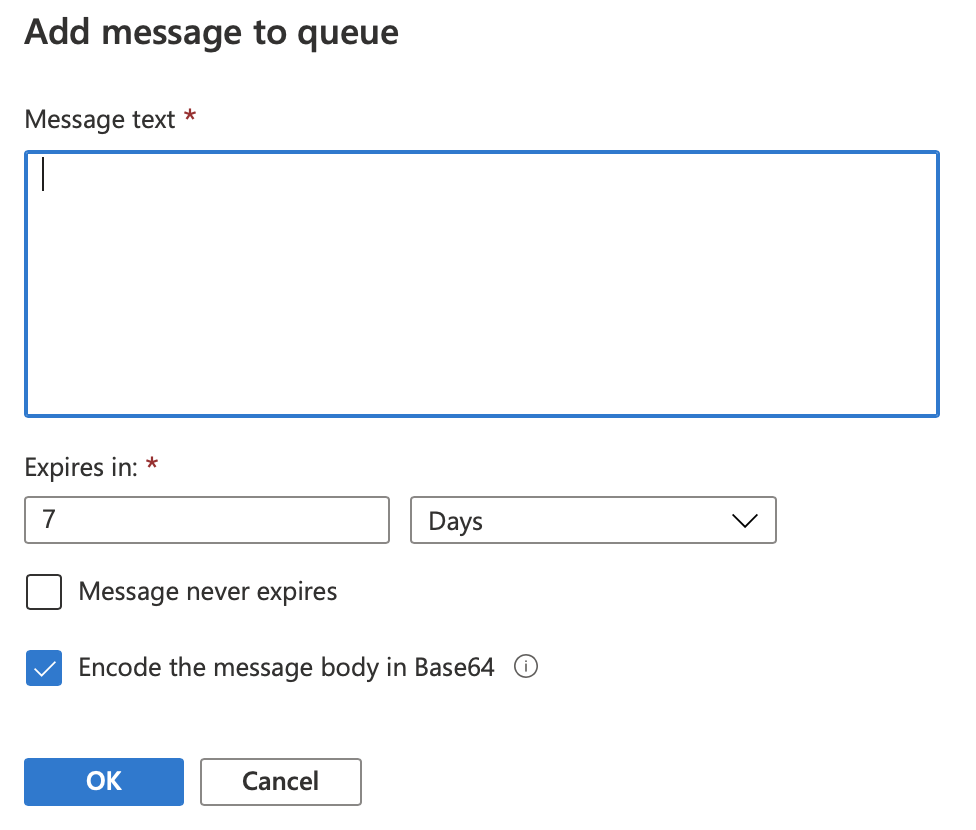 Receiving non Base64 encoded messages via Queue Trigger on Azure Functions